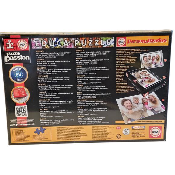 Lighthouse on Rocky Shoreline Scene New Sealed 85x60 cm Educa Puzzle 1500 Pieces - Picture 2 of 8